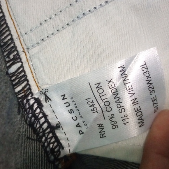 PacSun Comfort Stretch Slim 32 X 32 Denim Jeans - Picture 8 of 9